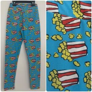 Lularoe Popcorn Print Leggings, Unicorn Print!